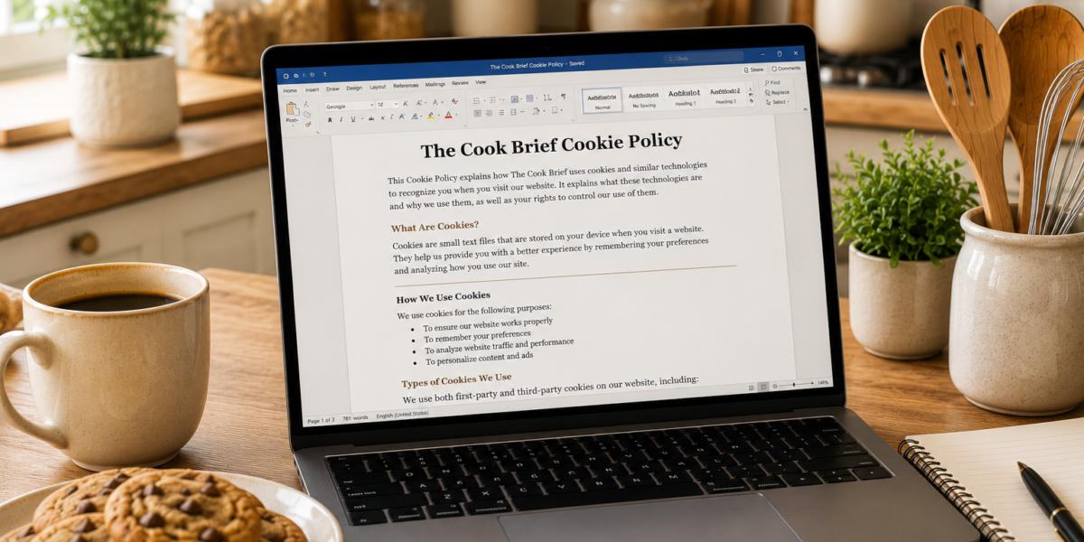 the cook brief cookie policy