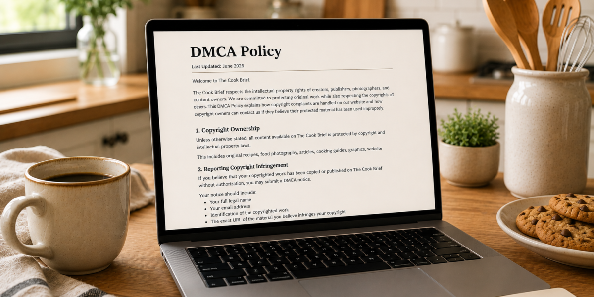 the cook brief dmca policy